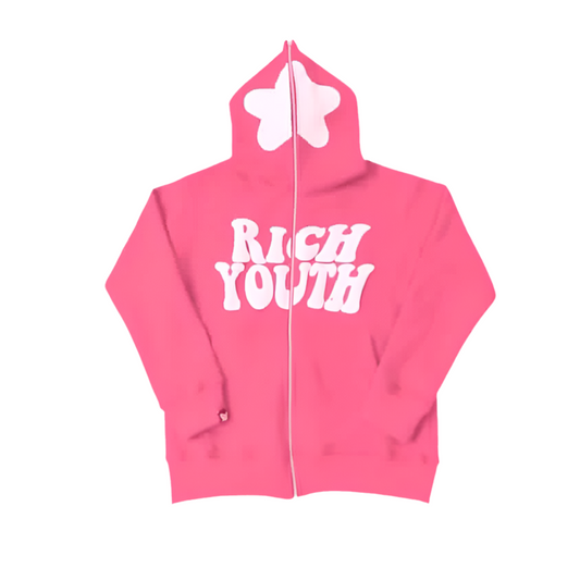 Rich Youth “pink” Full Zip