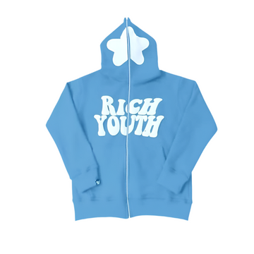 Rich Youth “sky blue” Full Zip